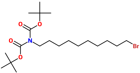 (图片) MC002881 Di-t-butyl 10-bromodecylamine-N,N-dicarboxylate